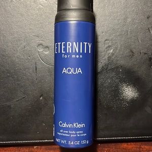 Eternity Aqua for men body mist never opened, still has sticker on cap